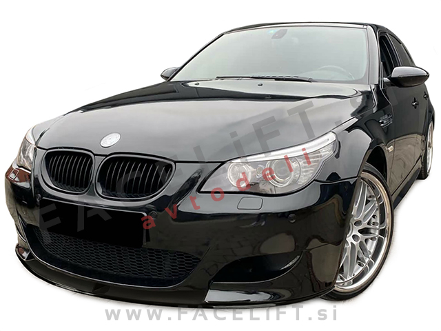 BMW 5 E60 E61 M 03-10 podaljšek sprednjega odbijača črni (sijaj) BMW 5 E60 E61 M 03-10 podaljšek sprednjega odbijača črni (sijaj)