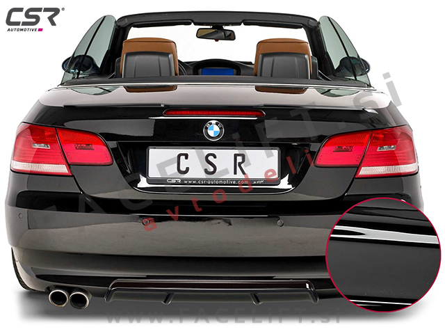 BMW 3 E92 E93 06-13 difuzor črni sijaj