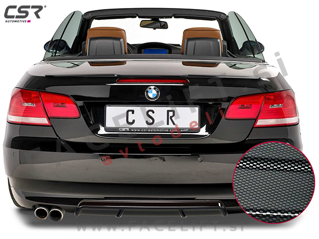 BMW 3 E92 E93 06-13 difuzor karbon sijaj