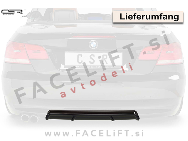 BMW 3 E92 E93 06-13 difuzor karbon sijaj