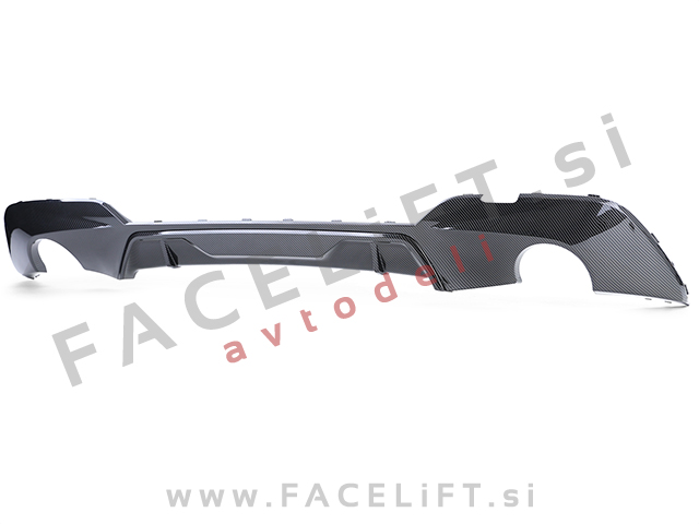 BMW 3 / G20 M (18- ) / difuzor / M-Performance / karbon (sijaj)