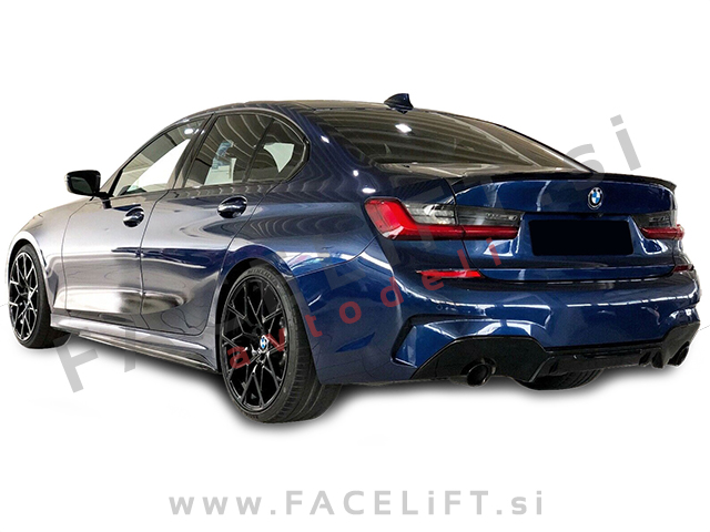 BMW 3 / G20 M (18- ) / difuzor / M-Performance / karbon (sijaj)
