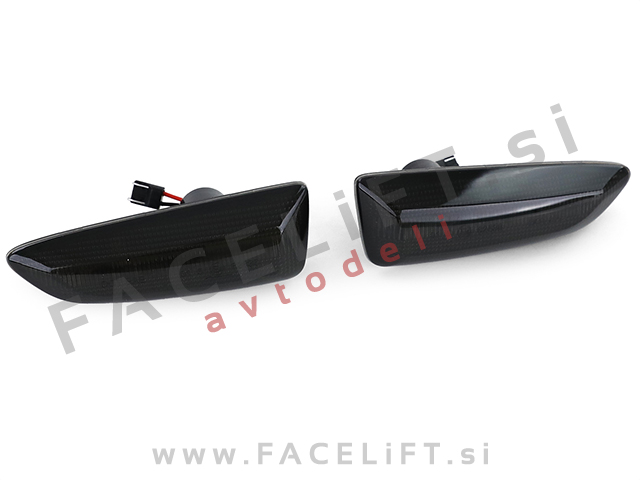Opel Astra K / (15- ) / dinamični bočni LED smerniki / zatemnjeni (smoke)