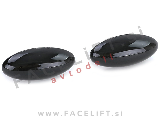 Citroen Fiat Opel Peugeot Toyota dinamični bočni LED smerniki zatemnjeni (smoke)