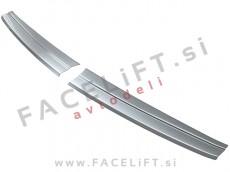 Hyundai i20 / GB (14-18) / zaščita zadnjega odbijača / srebrna (mat)