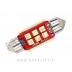 LED žarnica C5W 6x LED (3030) CANBUS 36mm 12V