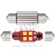 LED žarnica C5W 4x LED (3030) CANBUS 31mm 12V