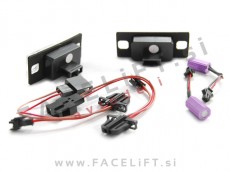 VW Golf 4 97-03 LED osvetlitev registrske tablice z ohišjem