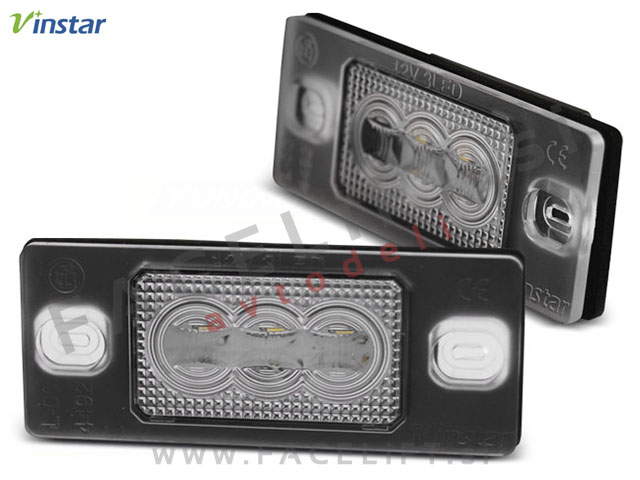 VW Jetta 98-05 LED osvetlitev registrske tablice z ohišjem