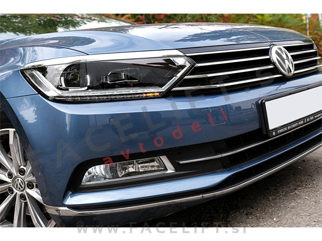 VW Passat B8 14- LED žarometi DRL DTS