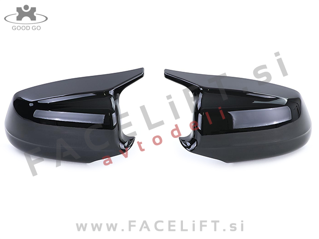 BMW 5 F10 F11 10-13 pokrovi ogledal M5 izgled črni (sijaj)