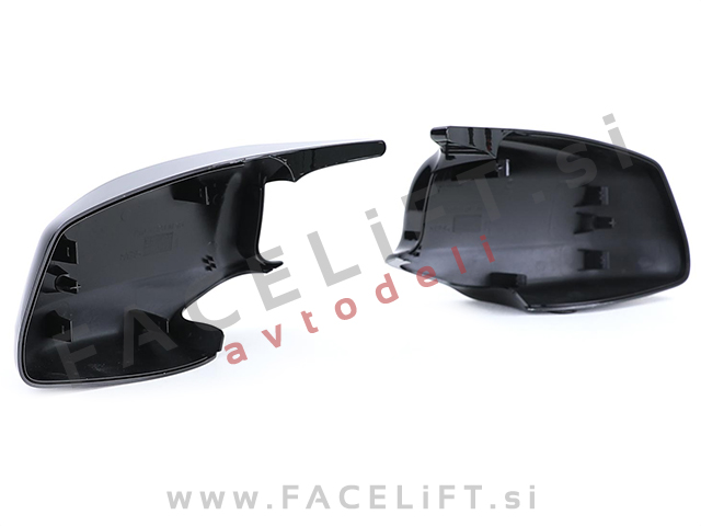 BMW 5 F10 F11 10-13 pokrovi ogledal M5 izgled črni (sijaj)