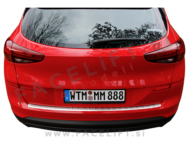 Hyundai Tucson 18-20 zaščita zadnjega odbijača srebrna (mat) Hyundai Tucson 18-20 zaščita zadnjega odbijača srebrna (mat)