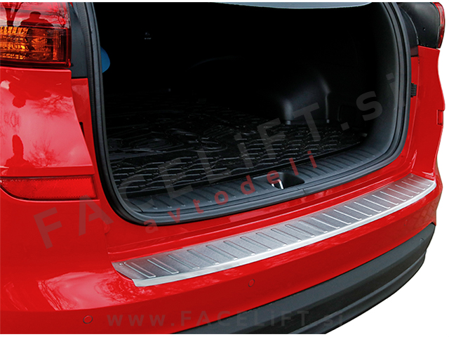 Hyundai Tucson 18-20 zaščita zadnjega odbijača srebrna (mat)
