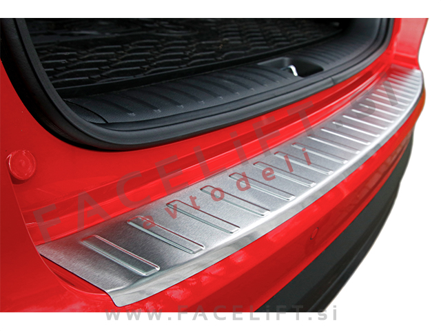 Hyundai Tucson 18-20 zaščita zadnjega odbijača srebrna (mat)