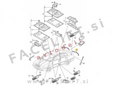 Škoda Superb 3V 15- zadnji odsevnik levi
