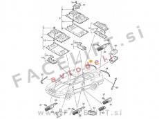 Škoda Superb 3V 15- zadnji odsevnik desni