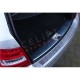 Mercedes C Karavan S204 07-14 zaščita zadnjega odbijača srebrna (mat)