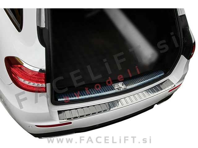 Mercedes E Karavan S213 16- zaščita zadnjega odbijača kromirana (sijaj)
