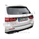Mercedes E Karavan S213 16- zaščita zadnjega odbijača srebrna (mat)
