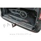 Mercedes Razred V W447 14- zaščita zadnjega odbijača srebrna (mat)