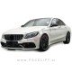Mercedes C W205 14-18 maska črna (sijaj)