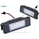 Nissan X-Trail 07-14 LED osvetlitev registrske tablice z ohišjem
