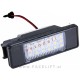 Nissan X-Trail 07-14 LED osvetlitev registrske tablice z ohišjem