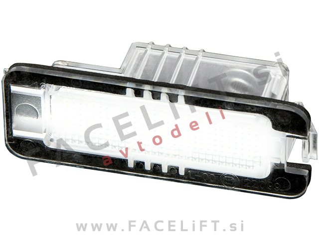VW LED osvetlitev registrske tablice z ohišjem