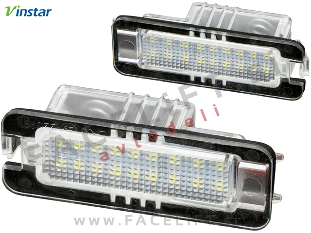 VW T-Roc 17- LED osvetlitev registrske tablice z ohišjem VW T-Roc 17- LED osvetlitev registrske tablice z ohišjem