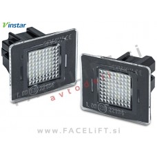 Mercedes C W205 14- LED osvetlitev registrske tablice z ohišjem