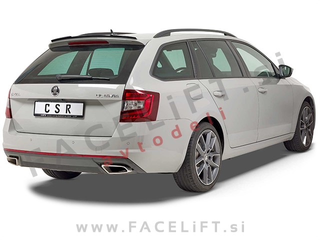 Škoda Octavia 3 5E Karavan 12-20 strešni spojler črni (mat)