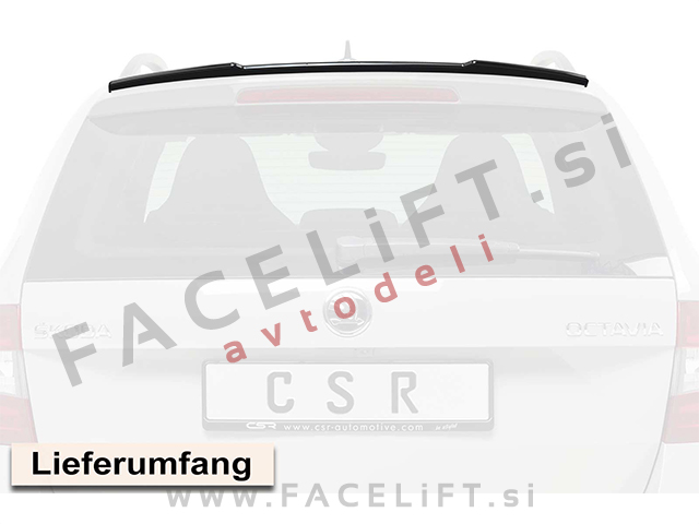 Škoda Octavia 3 5E Karavan 12-20 strešni spojler črni (sijaj)