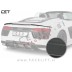 Audi R8 4S 15- spojler za prtljažnik črni (mat)