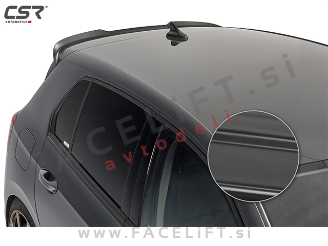 VW Golf 8 Hatchback 20- strešni spojler črni (mat)