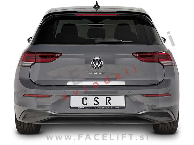 VW Golf 8 Hatchback 20- strešni spojler črni (mat)