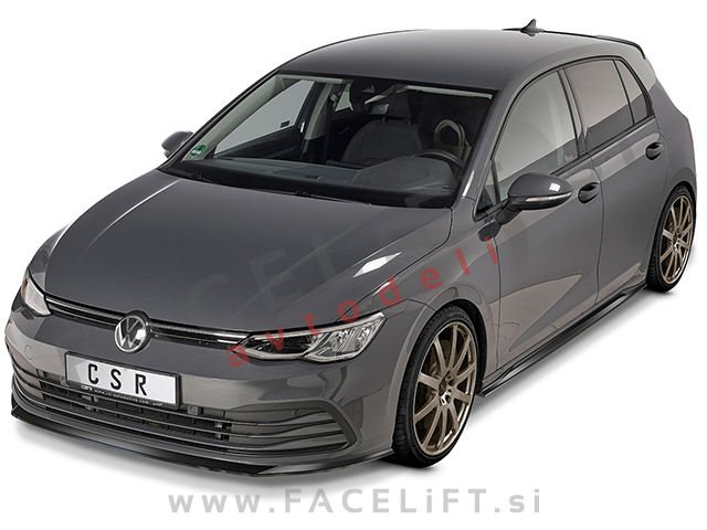 VW Golf 8 Hatchback 20- strešni spojler črni (mat)