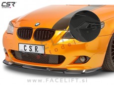 BMW 5 E60 E61 M 03-10 podaljšek sprednjega odbijača karbon (mat)
