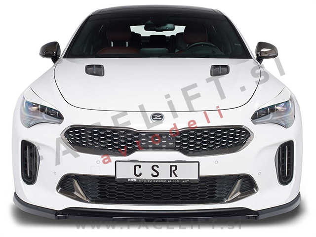 Kia Stinger GT 17- podaljšek sprednjega odbijača karbon (mat)