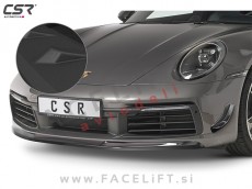 Porsche 911 19- podaljšek sprednjega odbijača črni (mat)