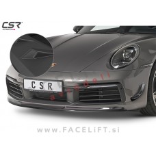 Porsche 911 19- podaljšek sprednjega odbijača črni (mat)