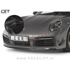 Porsche 911 19- podaljšek sprednjega odbijača črni (sijaj)