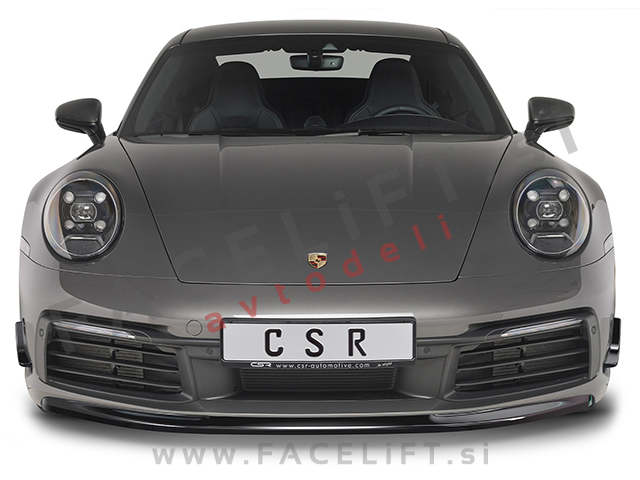 Porsche 911 19- podaljšek sprednjega odbijača karbon (mat)