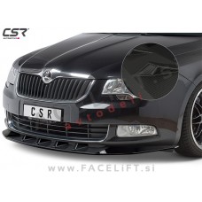 Škoda Superb 3T 08-13 podaljšek sprednjega odbijača karbon (mat)