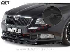Škoda Superb 3T 08-13 podaljšek sprednjega odbijača karbon (mat)