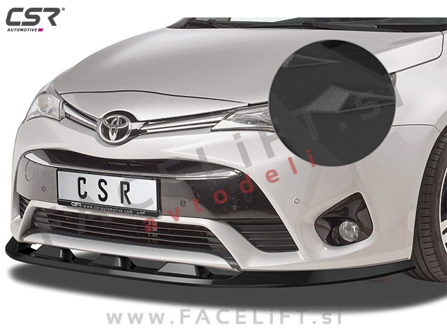 Toyota Avensis T27 15-18 podaljšek sprednjega odbijača črni (mat)
