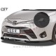 Toyota Avensis T27 15-18 podaljšek sprednjega odbijača črni (mat)