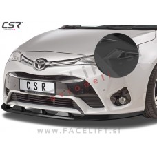 Toyota Avensis T27 15-18 podaljšek sprednjega odbijača črni (mat)