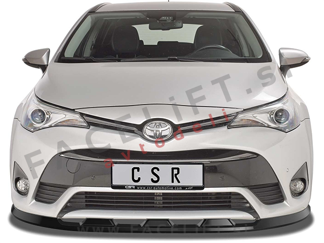 Toyota Avensis T27 15-18 podaljšek sprednjega odbijača črni (sijaj)