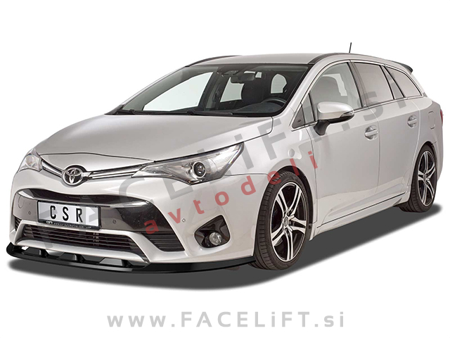 Toyota Avensis T27 15-18 podaljšek sprednjega odbijača karbon (sijaj)